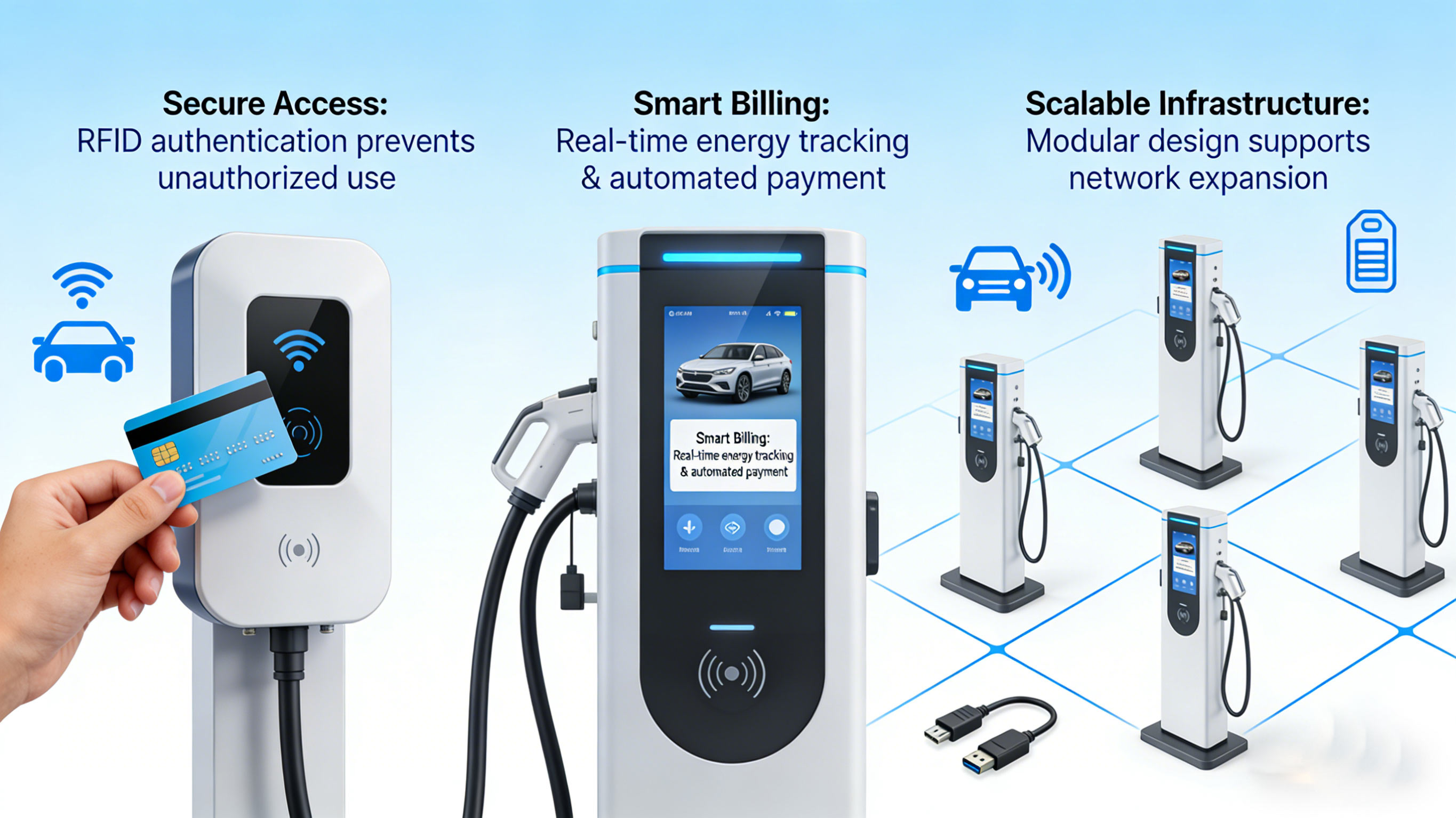 Application of RFID in EV Charging Stations