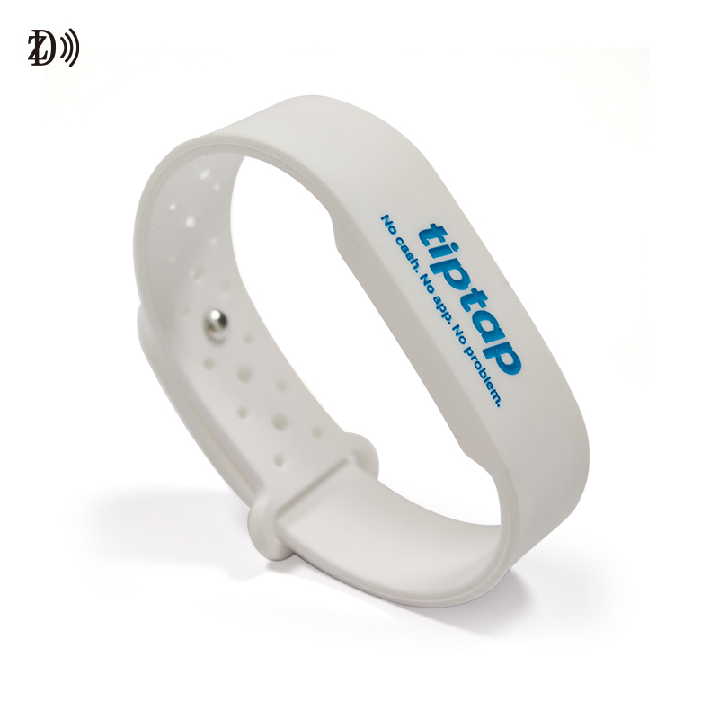 Perforated NFC Silicone Wristband for Cashless Payment