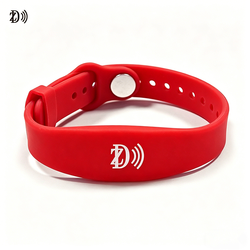ZD-28 Custom Silicone NFC Wristband 