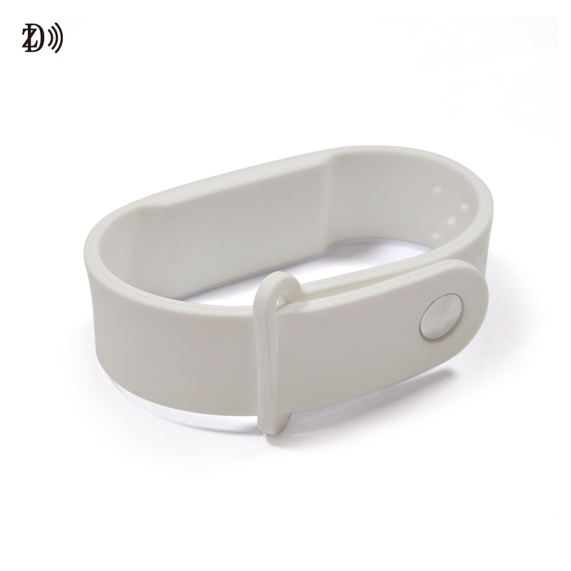 Perforated NFC Silicone Wristband for Cashless Payment