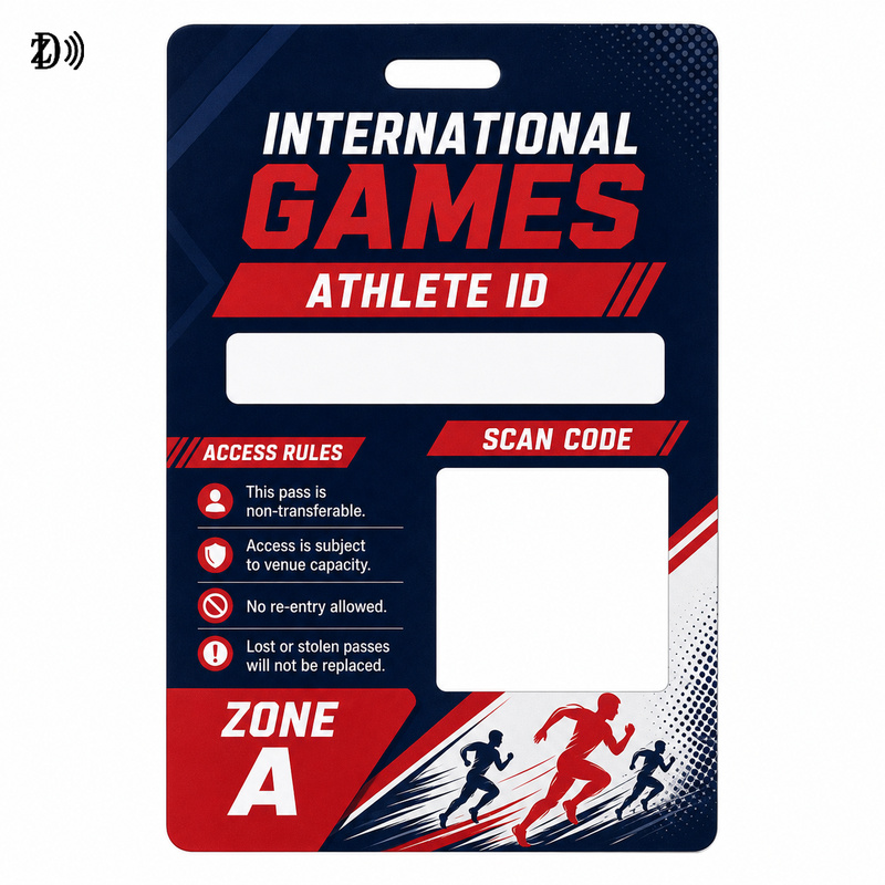 RFID Access Control Badge for Employee ID and Security Management