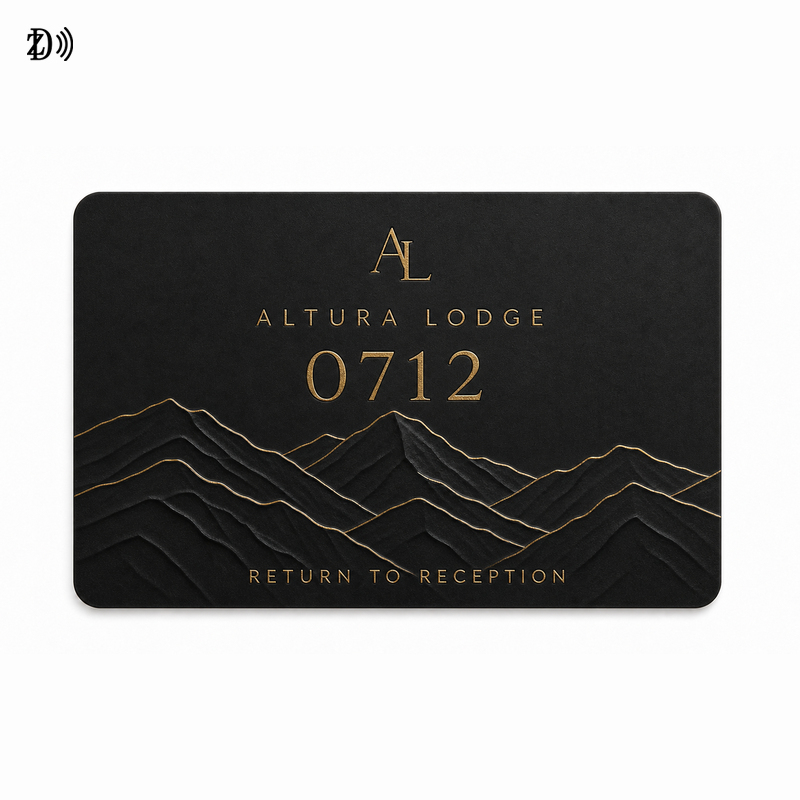 Luxury NFC Embossed Membership Card