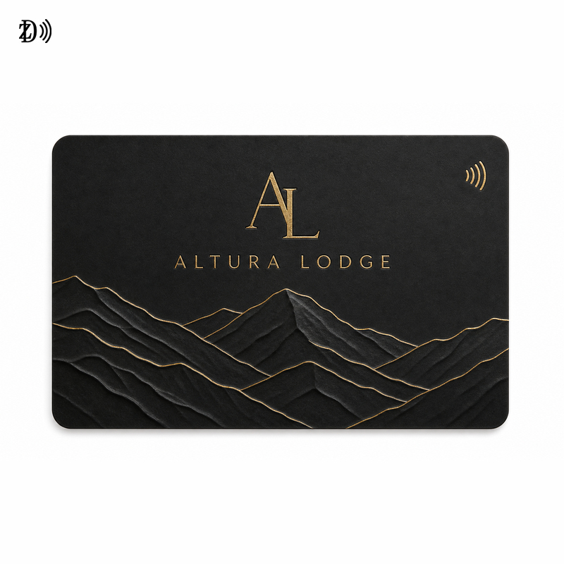 Luxury NFC Embossed Membership Card
