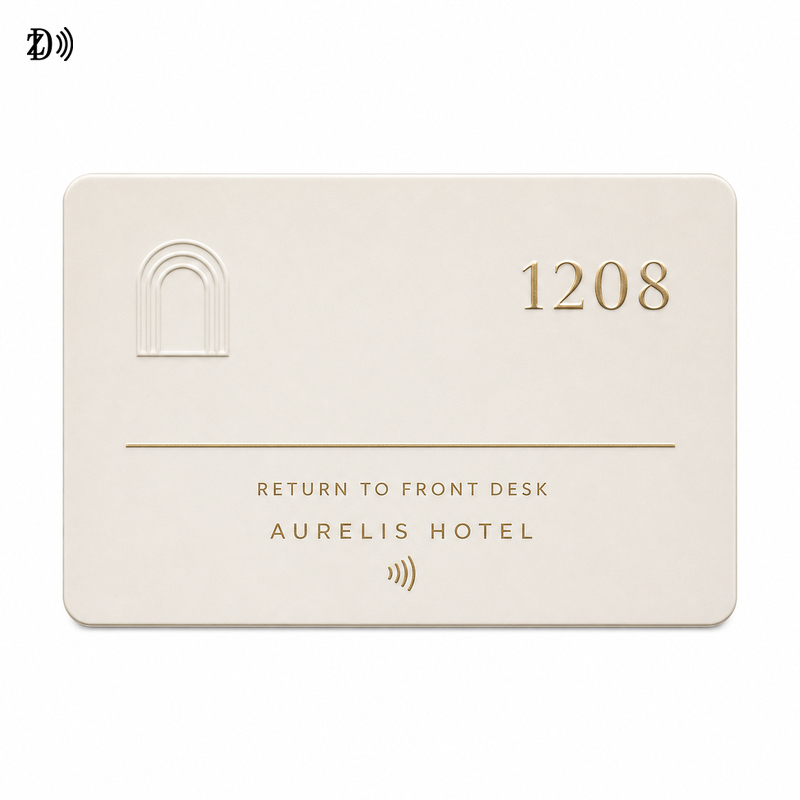 NFC Embossed Hotel Key Card