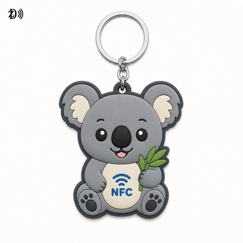 Custom Animal NFC Soft PVC Charm for Gifts and Brand Promotion