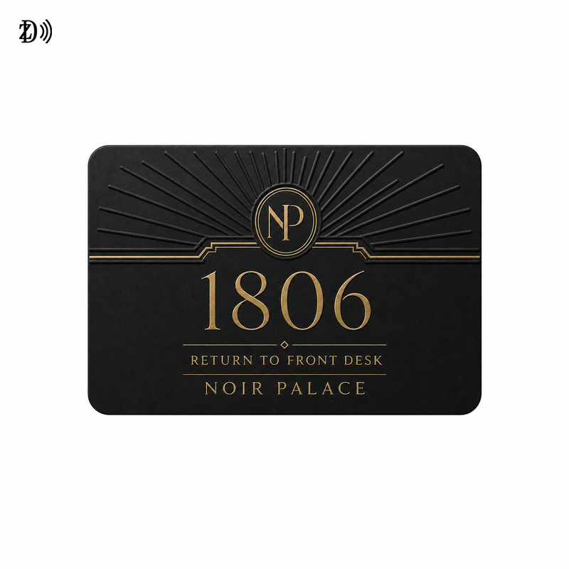 NFC Embossed Hotel Key Card