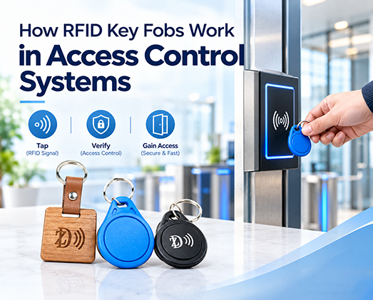 How RFID Key Fobs Work in Modern Smart Building Access Control